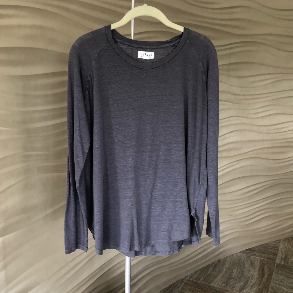Velvet by Graham & Spencer Long Sleeve Tee